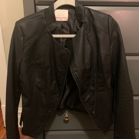 Faux Leather Jacket - Picture 1 of 5